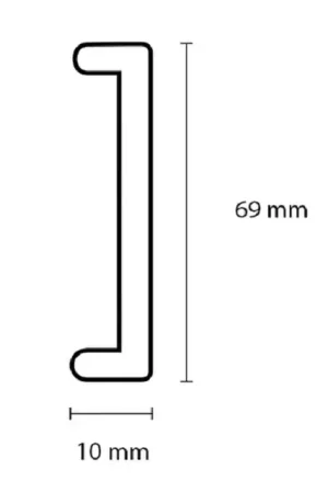 StairTech Reno U-kap 305x7cm Langford | Mis het niet